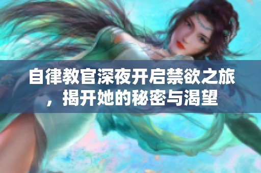 自律教官深夜开启禁欲之旅，揭开她的秘密与渴望
