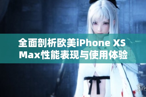 全面剖析欧美iPhone XS Max性能表现与使用体验