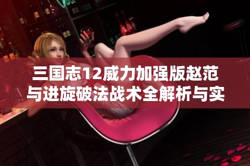 三国志12威力加强版赵范与进旋破法战术全解析与实战效果评估