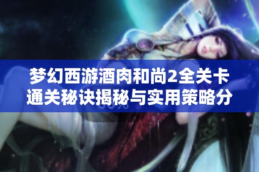 梦幻西游酒肉和尚2全关卡通关秘诀揭秘与实用策略分享