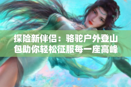 探险新伴侣：骆驼户外登山包助你轻松征服每一座高峰