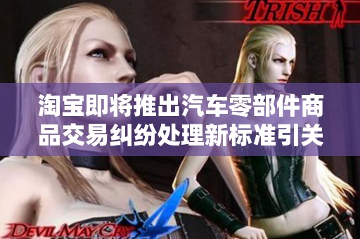 淘宝即将推出汽车零部件商品交易纠纷处理新标准引关注
