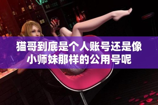 猫哥到底是个人账号还是像小师妹那样的公用号呢