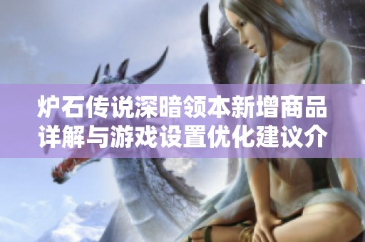 炉石传说深暗领本新增商品详解与游戏设置优化建议介绍