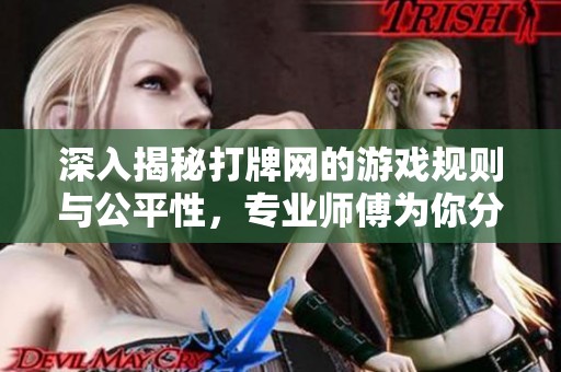 深入揭秘打牌网的游戏规则与公平性，专业师傅为你分析真相