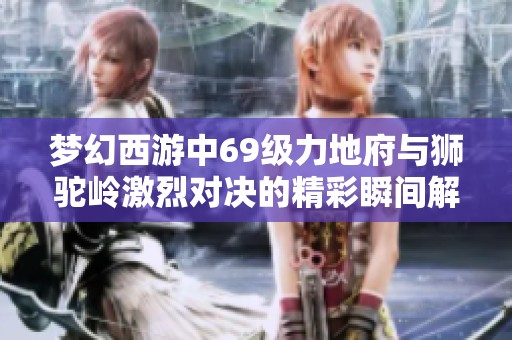 梦幻西游中69级力地府与狮驼岭激烈对决的精彩瞬间解析