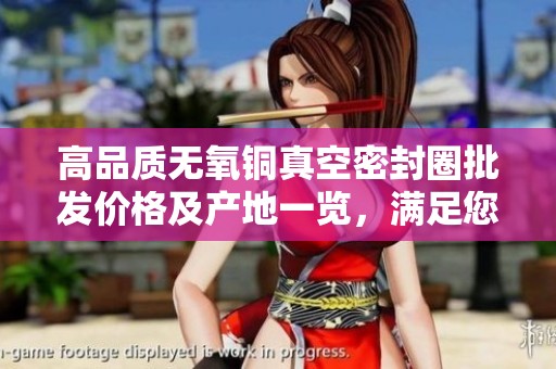 高品质无氧铜真空密封圈批发价格及产地一览，满足您的采购需求