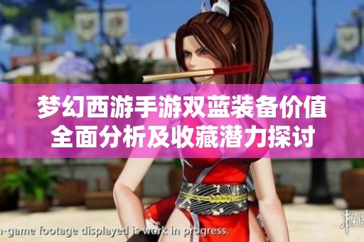 梦幻西游手游双蓝装备价值全面分析及收藏潜力探讨