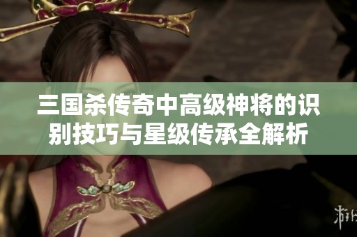 三国杀传奇中高级神将的识别技巧与星级传承全解析