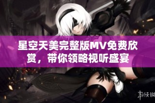 星空天美完整版MV免费欣赏，带你领略视听盛宴
