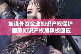 加强外资企业知识产权保护 国家知识产权局积极回应诉求开展三项举措