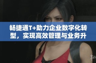 畅捷通T+助力企业数字化转型，实现高效管理与业务升级