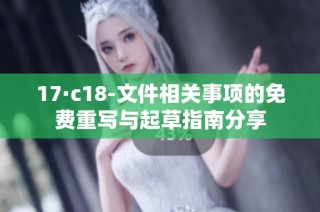 17·c18-文件相关事项的免费重写与起草指南分享