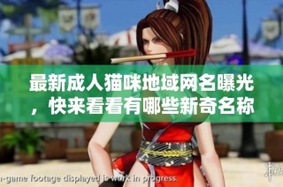 最新成人猫咪地域网名曝光，快来看看有哪些新奇名称