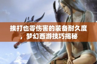 挨打也零伤害的装备耐久度，梦幻西游技巧揭秘