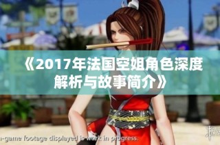 《2017年法国空姐角色深度解析与故事简介》