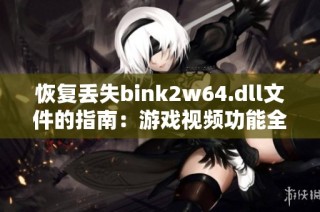 恢复丢失bink2w64.dll文件的指南：游戏视频功能全面修复方法