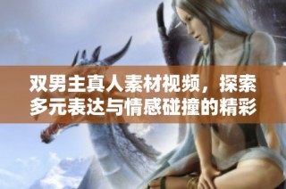 双男主真人素材视频，探索多元表达与情感碰撞的精彩旅程。