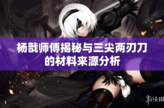 杨戬师傅揭秘与三尖两刃刀的材料来源分析