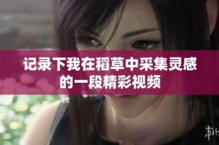 记录下我在稻草中采集灵感的一段精彩视频