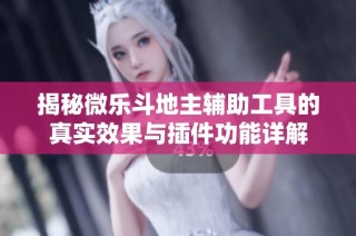揭秘微乐斗地主辅助工具的真实效果与插件功能详解