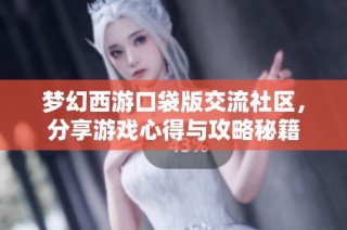 梦幻西游口袋版交流社区，分享游戏心得与攻略秘籍