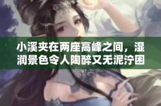 小溪夹在两座高峰之间，湿润景色令人陶醉又无泥泞困扰