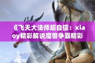 《飞天大法师超自信：xiaoy精彩解说魔兽争霸精彩瞬间》