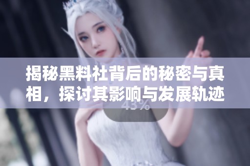揭秘黑料社背后的秘密与真相，探讨其影响与发展轨迹