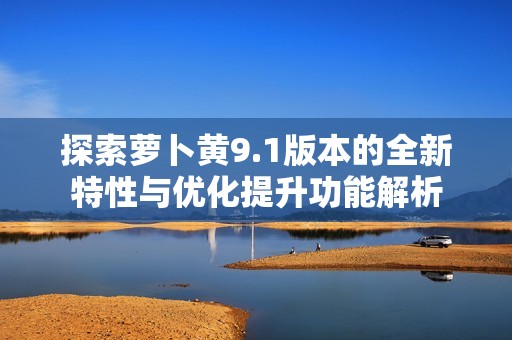 探索萝卜黄9.1版本的全新特性与优化提升功能解析