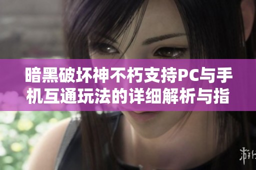 暗黑破坏神不朽支持PC与手机互通玩法的详细解析与指南